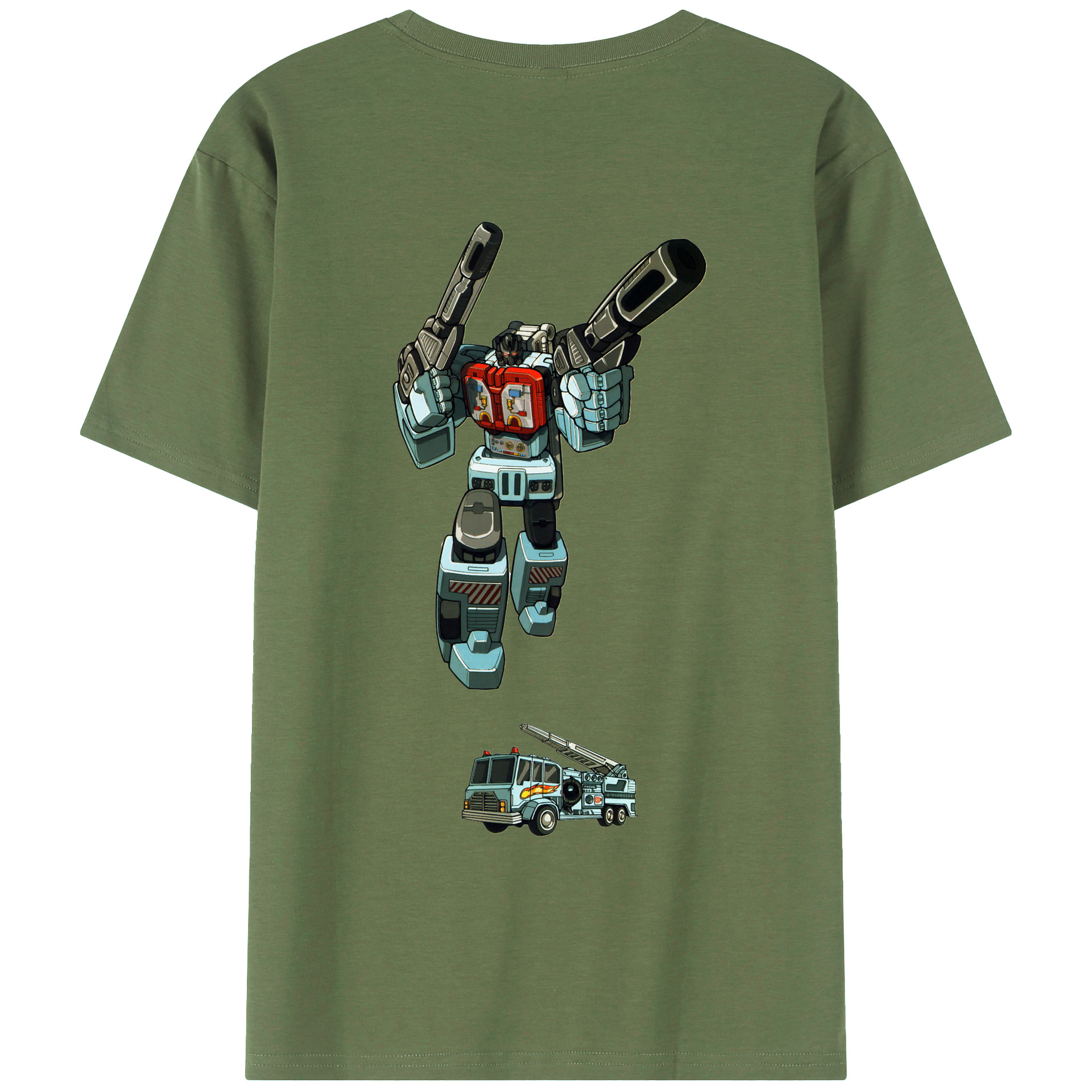（画像用）  綿100％ メンズ半袖Tシャツ（バックプリント） 通気性